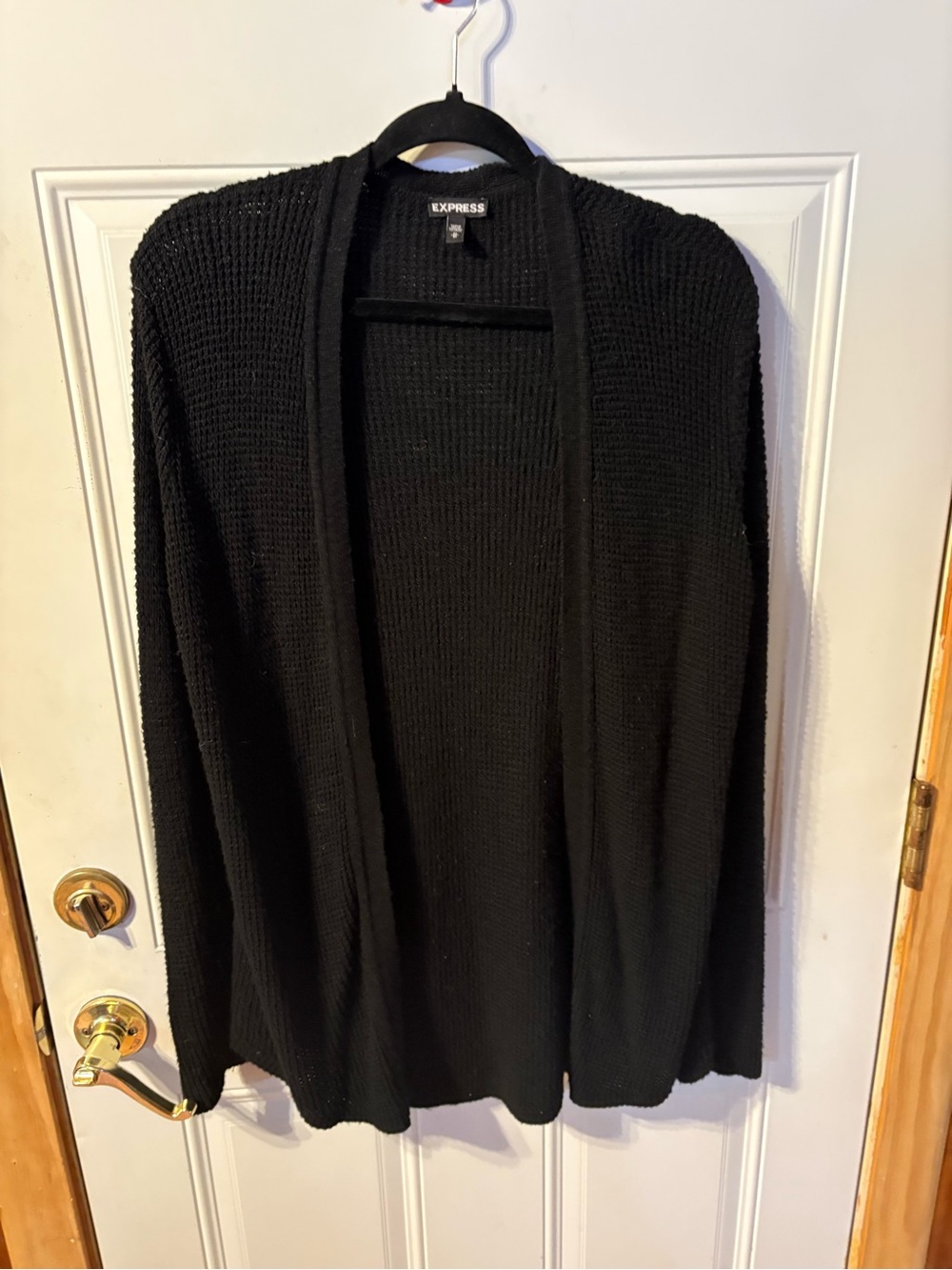 Express Open Front No Pockets Nice Sleeves Size Medium Cardigan
